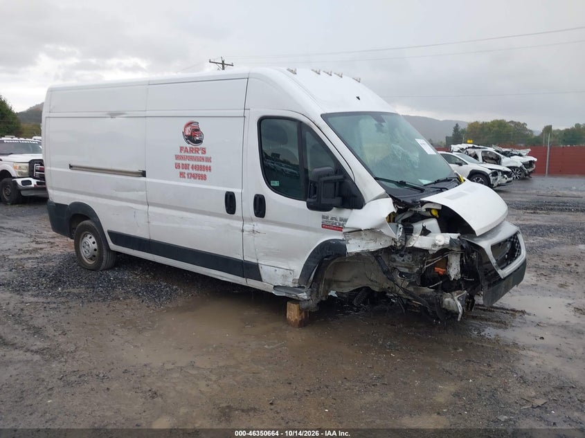 Vin: 3c6trvdg5le101500, lot: 46850930, ram promaster 2500 high roof 159 wb 2020 img_1