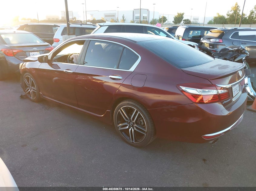 Vin: 1hgcr2f50ha041608, lot: 46850944, honda accord sport 20173