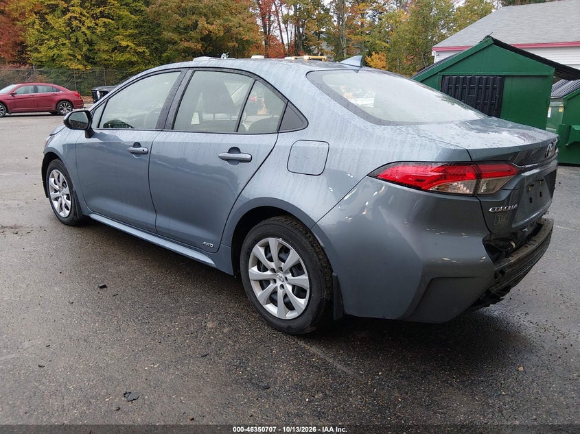 Vin: jtdbdmhe0s3018438, lot: 46850973, toyota corolla hybrid le 20253