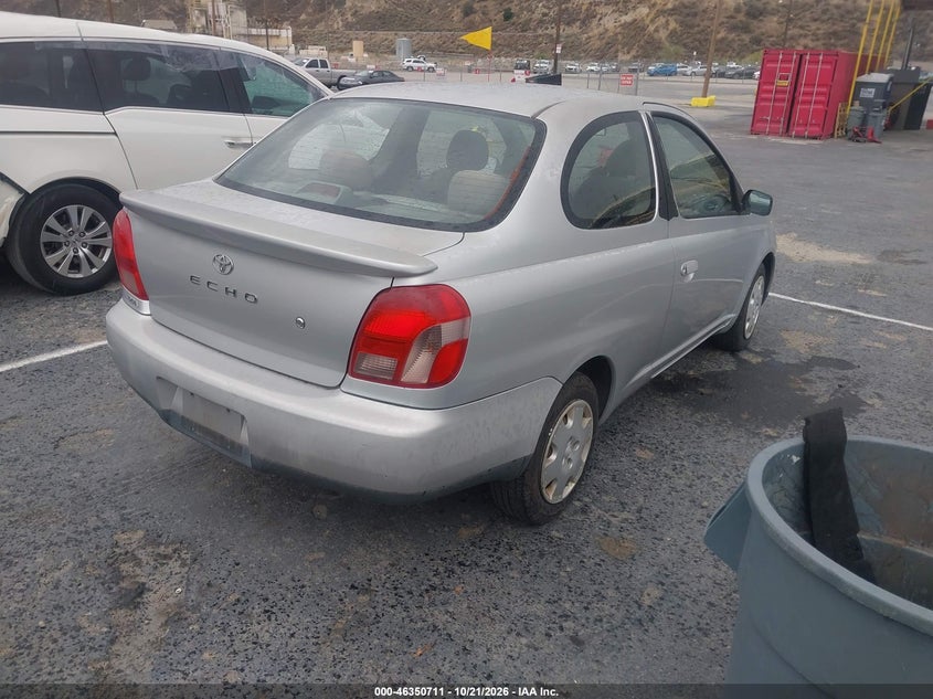 TOYOTA ECHO 2002 VIN JTDAT123920233757
