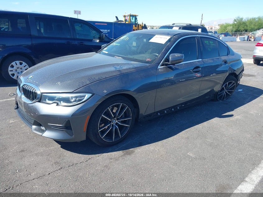 Vin: 3mw5r1j0xm8b98966, lot: 46850989, bmw 330i 20212
