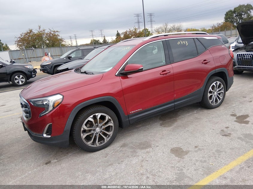 2019 GMC Terrain Slt, Обычный износ, IAAI, VIN 3GKALPEV9KL162468 — фото 2