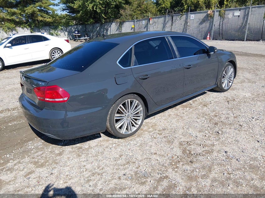Vin: 1vwbt7a30ec075284, lot: 46851019, volkswagen passat 1.8t sport 20144