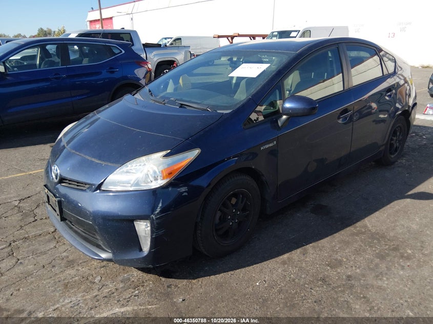 Vin: jtdkn3du1e1801515, lot: 46851054, toyota prius two 20142