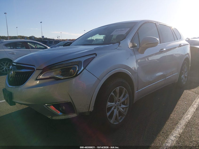 2019 Buick Envision Fwd Preferred, Удар спереди, IAAI, VIN LRBFXBSA9KD005585 — фото 2