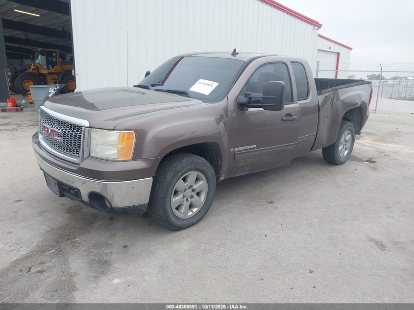2008 GMC Sierra 1500 Sle1, Rear, IAAI, VIN 2GTEK19J681216341 — photo 2