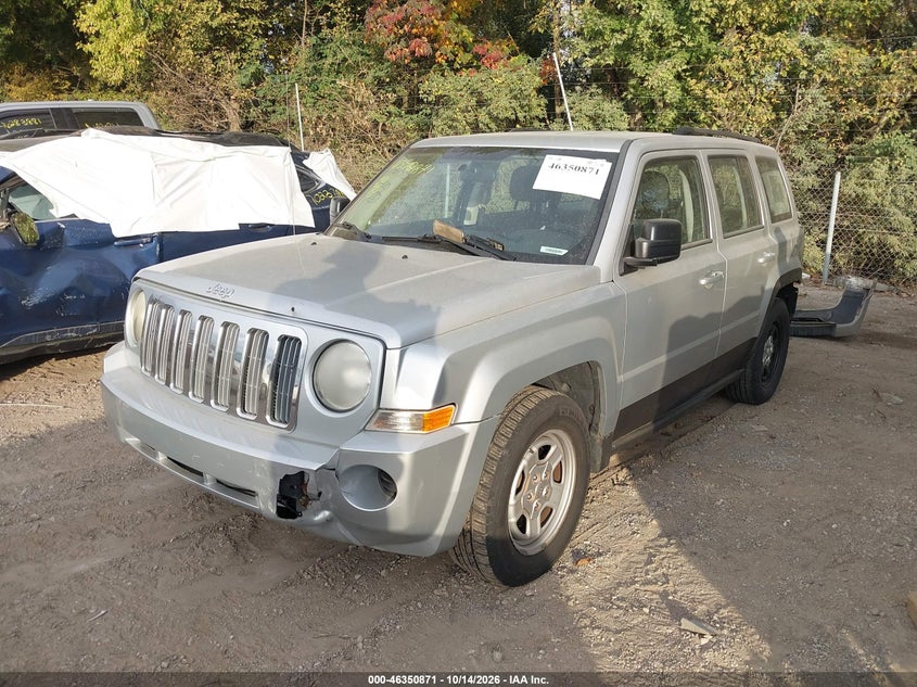 Vin: 1j4nf2gb7ad564353, lot: 46851137, jeep patriot sport 20102