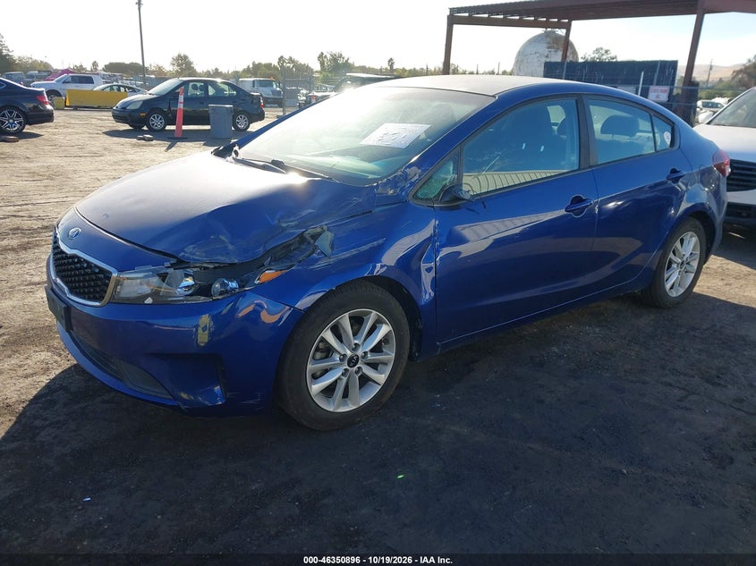 Vin: 3kpfl4a75he144733, lot: 46851162, kia forte lx 20172