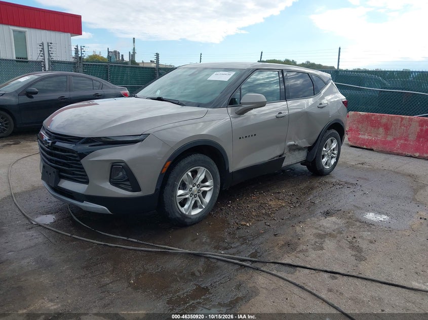 Vin: 3gnkbhrs5ms582043, lot: 46851186, chevrolet blazer awd 2lt 20212