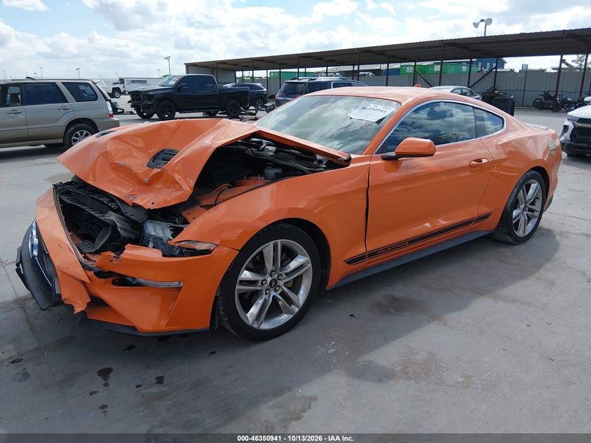 Vin: 1fa6p8th8m5110542, lot: 46851207, ford mustang ecoboost premium fastback 20212