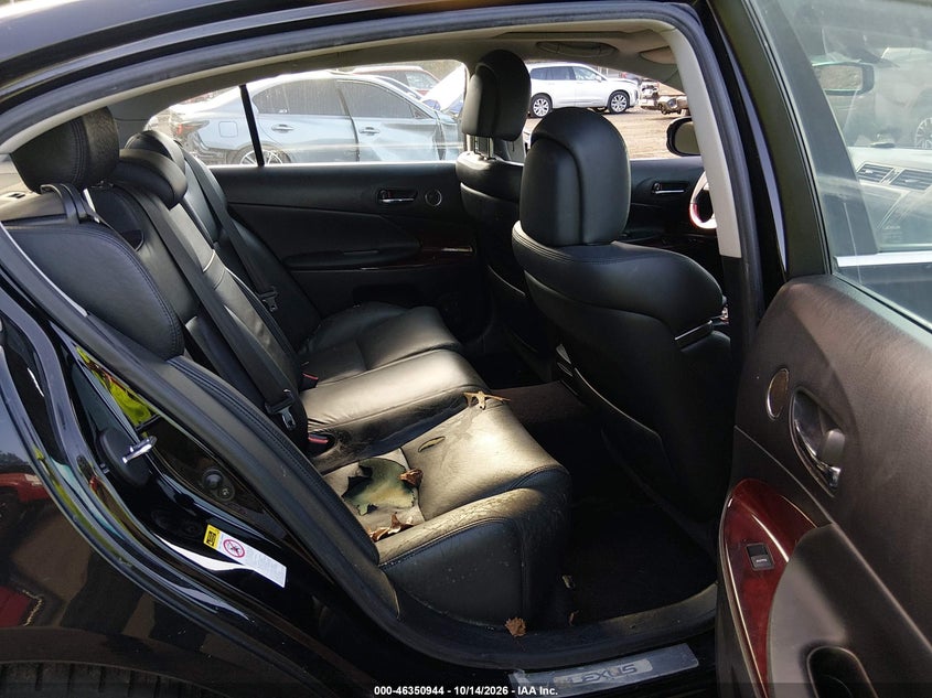 LEXUS GS 350 2010 VIN JTHBE1KS7A0047587