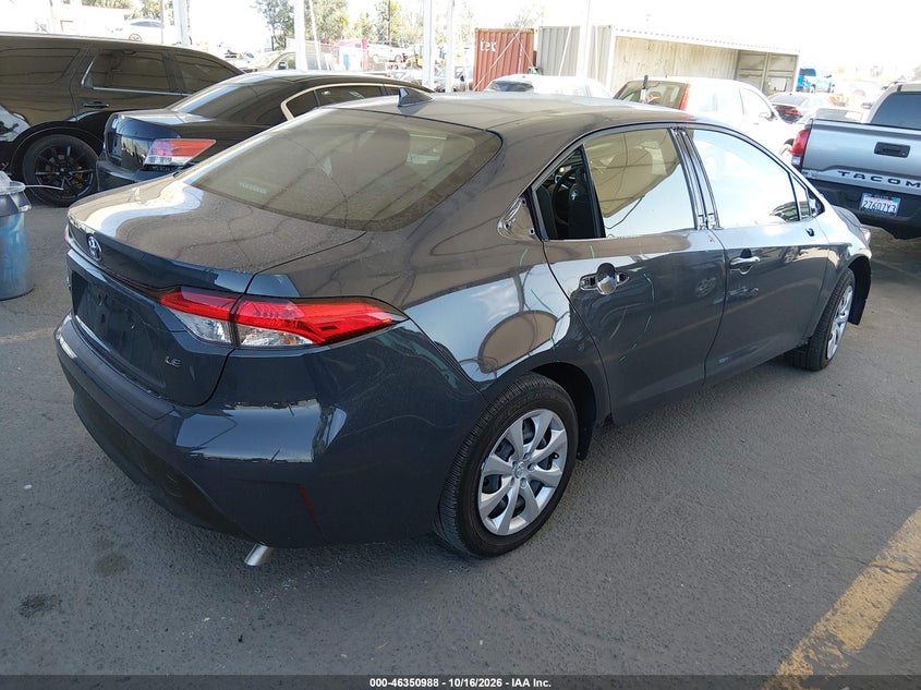 Vin: jtdb4mee4t3037628, lot: 46851254, toyota corolla le 20264