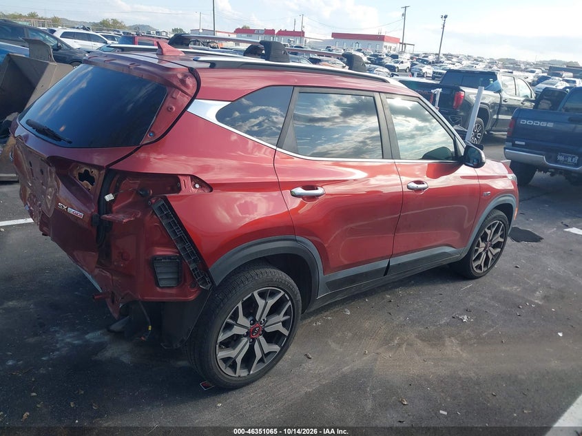 Vin: kndetca26m7164011, lot: 46851331, kia seltos sx turbo 20214