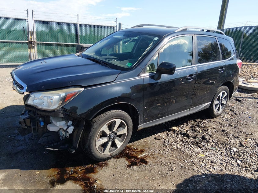 2017 Subaru Forester 2.5I Limited, Удар спереди, IAAI, VIN JF2SJAJC9HH415210 — фото 2