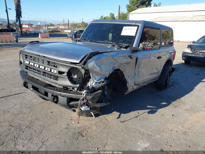 2022 Ford Bronco Black Diamond, Unknown, IAAI, VIN 1FMDE5AH9NLB08848 — photo 2