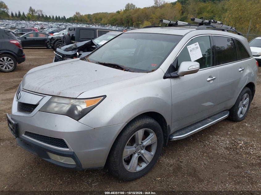 Vin: 2hnyd2h66ah518035, lot: 46851446, acura mdx technology package 20102