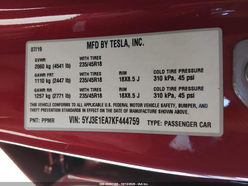 TESLA MODEL 3 - zdjęcie 9