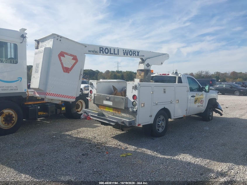 Vin: 1gb0cveg4bf164320, lot: 46851460, chevrolet silverado 2500hd work truck 20114