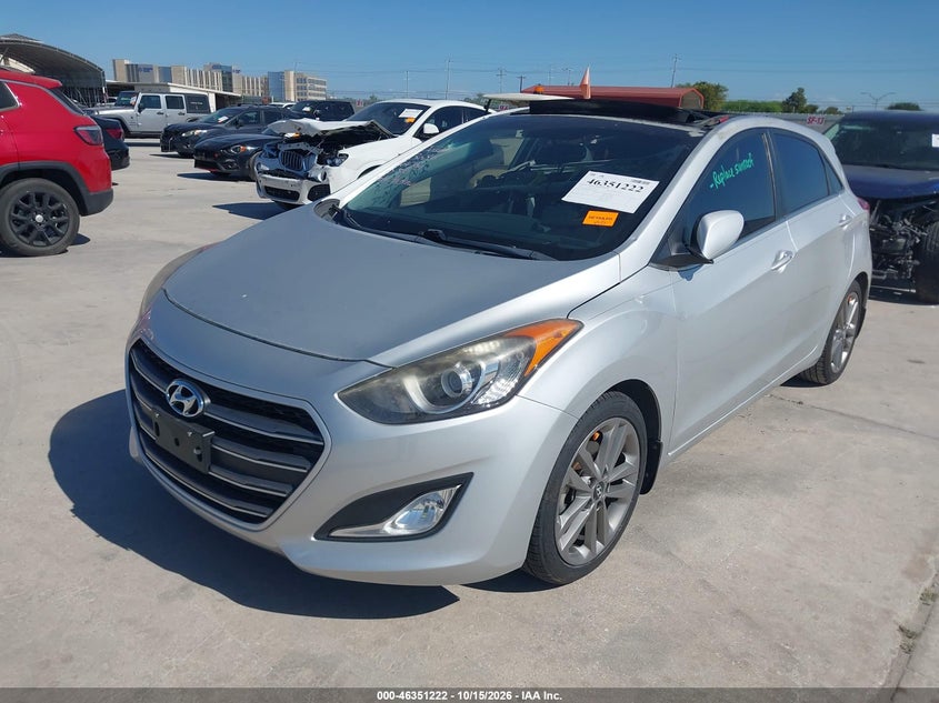 2016 Hyundai Elantra Gt, Крыша, IAAI, VIN KMHD35LH3GU305403 — фото 2