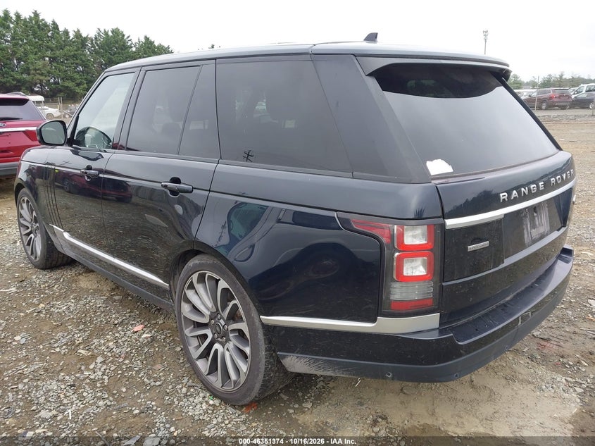 2016 LAND ROVER RANGE ROVER 5.0L V8 SUPERCHARGED · Фото 3