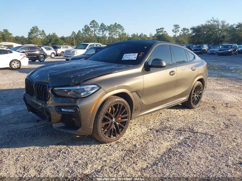 Vin: 5uxcy4c02m9g83282, lot: 46851665, bmw x6 sdrive40i 20212
