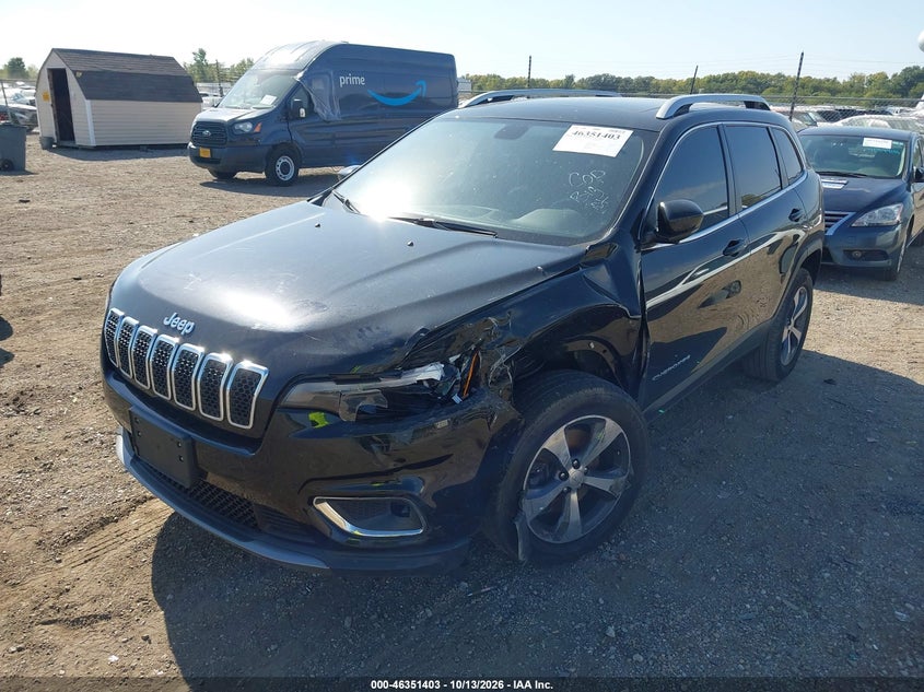 Vin: 1c4pjmdx8kd421728, lot: 46851669, jeep cherokee limited 20192