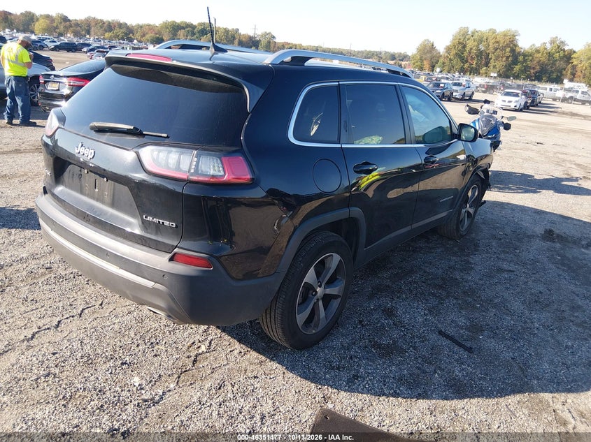 Vin: 1c4pjmdx5kd138557, lot: 46851743, jeep cherokee limited 4x4 20194