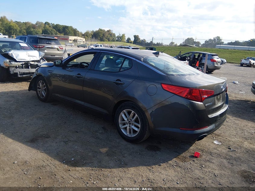 Vin: knagm4a74b5145874, lot: 46851752, kia optima lx 20113