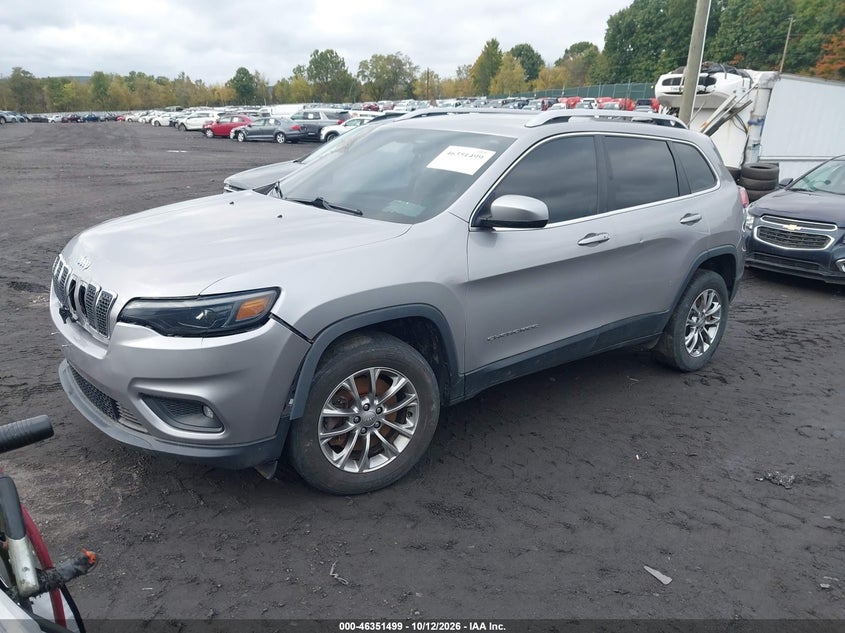Vin: 1c4pjmln0kd189223, lot: 46851765, jeep cherokee latitude plus 4x4 20192