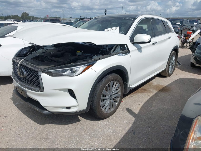 Vin: 3pcaj5bbxsf108143, lot: 46851793, infiniti qx50 luxe awd 20252