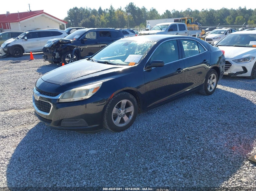 2014 Chevrolet Malibu 1Ls, Стихия, IAAI, VIN 1G11B5SL0EF268014 — фото 2