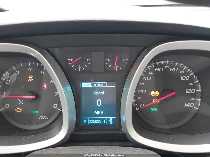 CHEVROLET EQUINOX 2014 VIN 2GNALAEK9E6321746