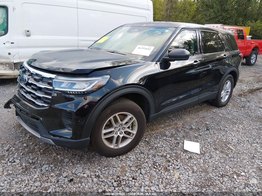 2026 Ford Explorer Active, Right Front, IAAI, VIN 1FMUK7DH7TGA20791 — photo 2