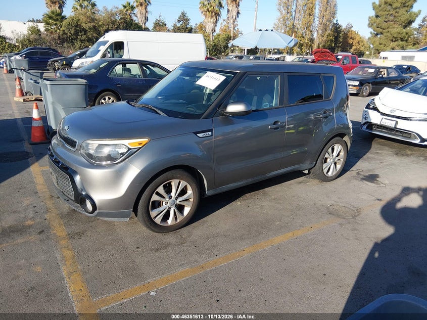 Vin: kndjp3a51g7240235, lot: 46851879, kia soul + 20162