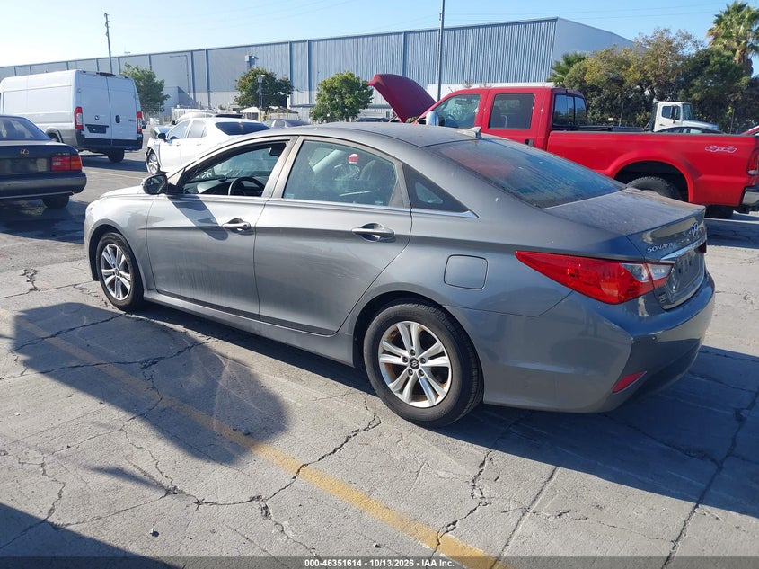 Vin: 5npeb4ac6eh916286, lot: 46851880, hyundai sonata gls 20143