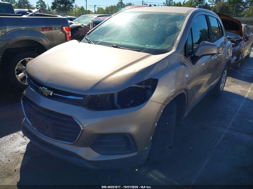 Vin: 3gncjksb0jl349613, lot: 46851883, chevrolet trax ls 20182