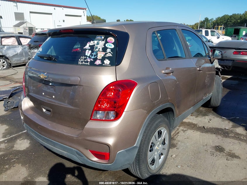 Vin: 3gncjksb0jl349613, lot: 46851883, chevrolet trax ls 20184