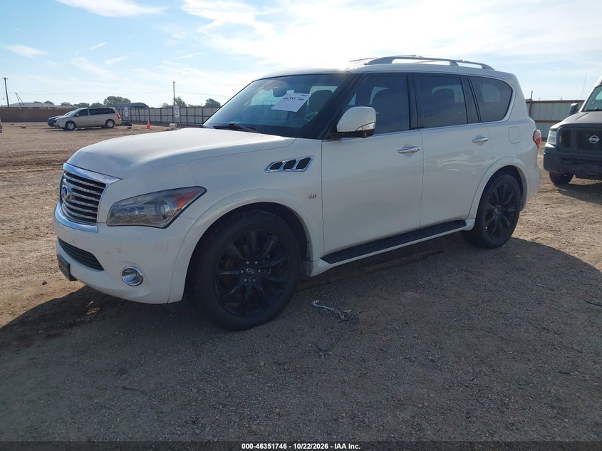 Vin: jn8az2ne8e9063168, lot: 46852012, infiniti qx80 20142
