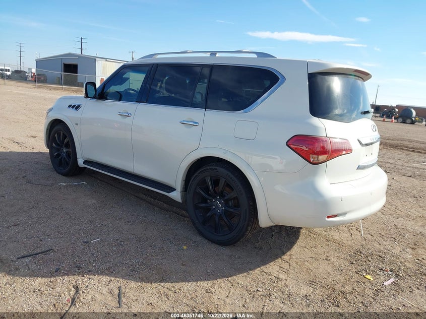 Vin: jn8az2ne8e9063168, lot: 46852012, infiniti qx80 20143