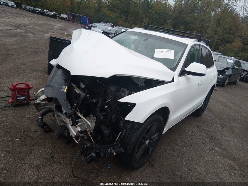 2016 Audi Q5 2.0T Premium, Удар спереди, IAAI, VIN WA1L2AFP8GA022389 — фото 2