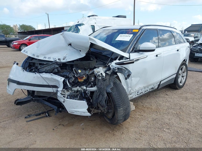 2018 Land Rover Range Rover Velar P380 S, Удар спереди, IAAI, VIN SALYB2RV0JA754723 — фото 2