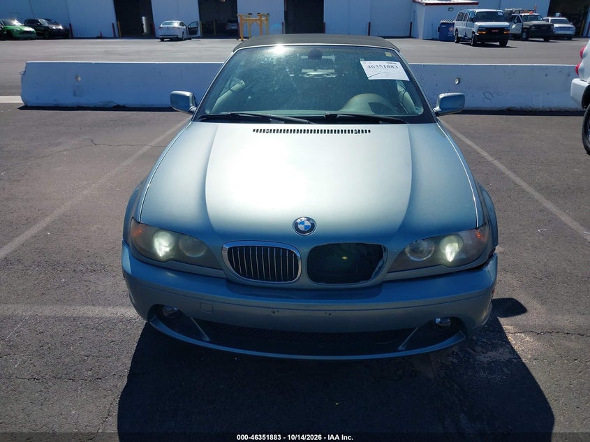 BMW 330CI 2004 VIN WBABW53494PL42317