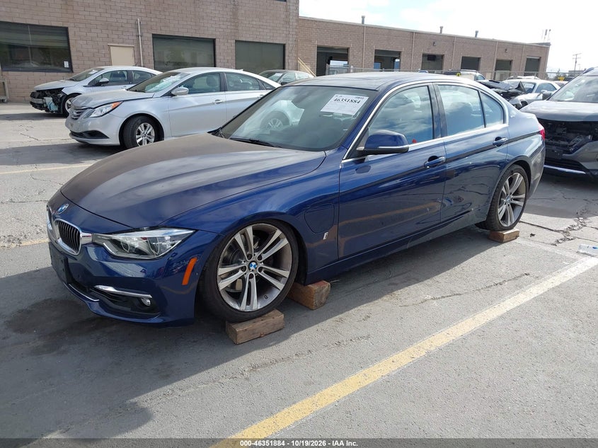 Vin: wba8e1c53hk480372, lot: 46852150, bmw 330e iperformance 20172