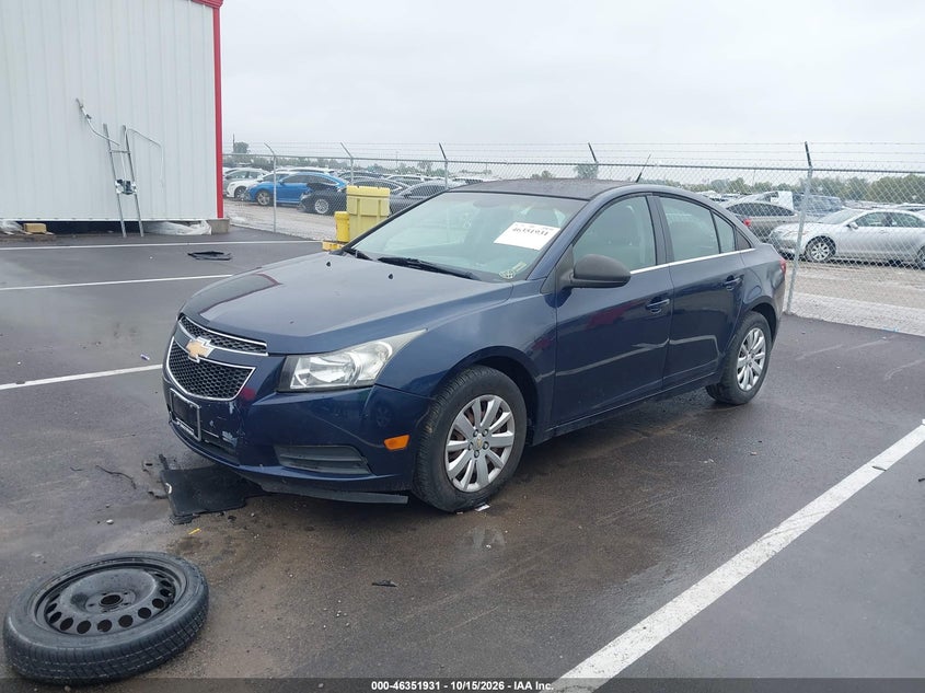 Vin: 1g1pc5sh2b7119371, lot: 46852197, chevrolet cruze ls 20112