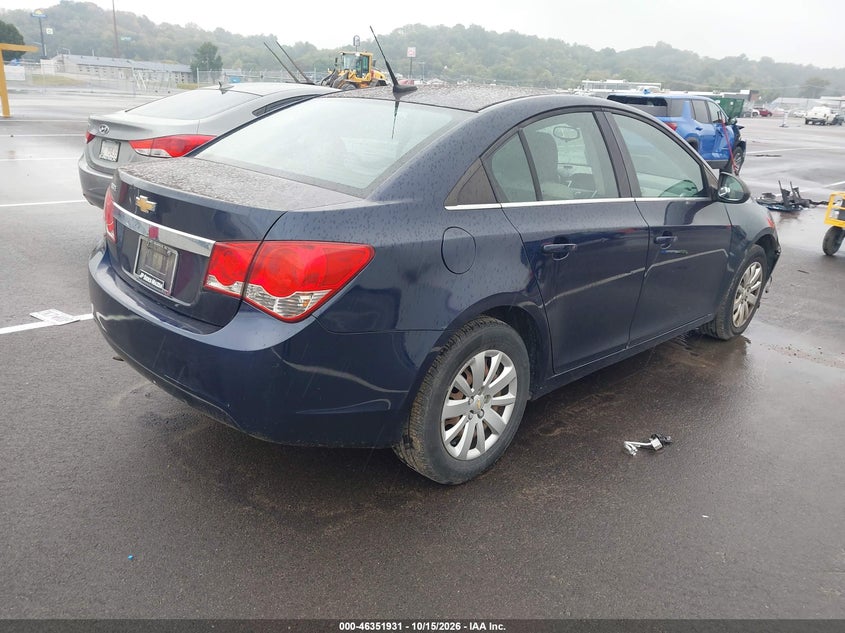 Vin: 1g1pc5sh2b7119371, lot: 46852197, chevrolet cruze ls 20114