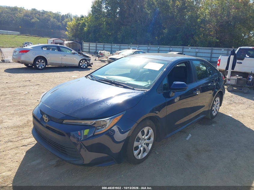 2023 Toyota Corolla Le, Пресная вода, IAAI, VIN 5YFB4MDEXPP048468 — фото 2