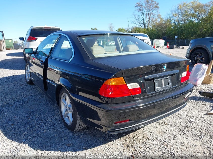 BMW 325CI 2001 VIN WBABN33401JW50742