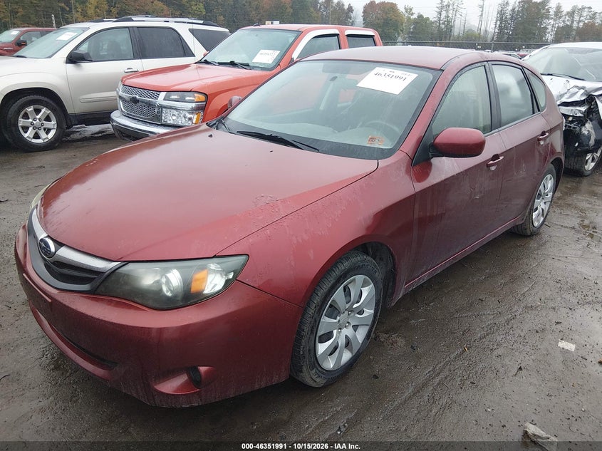 Vin: jf1gh6a60bh830579, lot: 46852257, subaru impreza 2.5i 20112