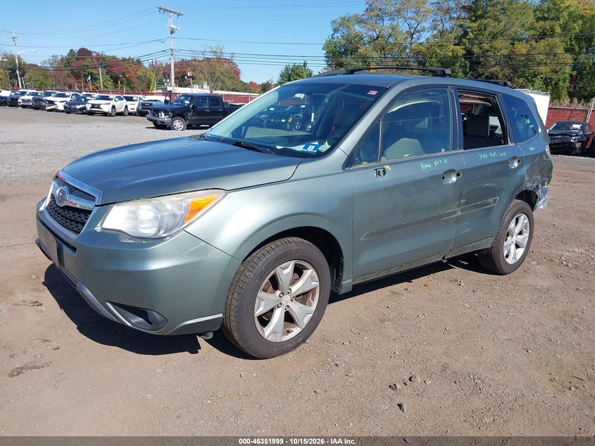 2014 Subaru Forester 2.5I Limited, Rear, IAAI, VIN JF2SJAHC9EH519990 — photo 2