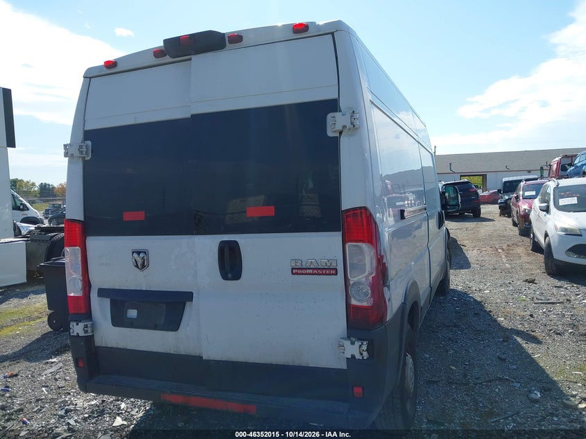 Vin: 3c6lrvdg0me584802, lot: 46852281, ram promaster 2500 high roof 159 wb 20214